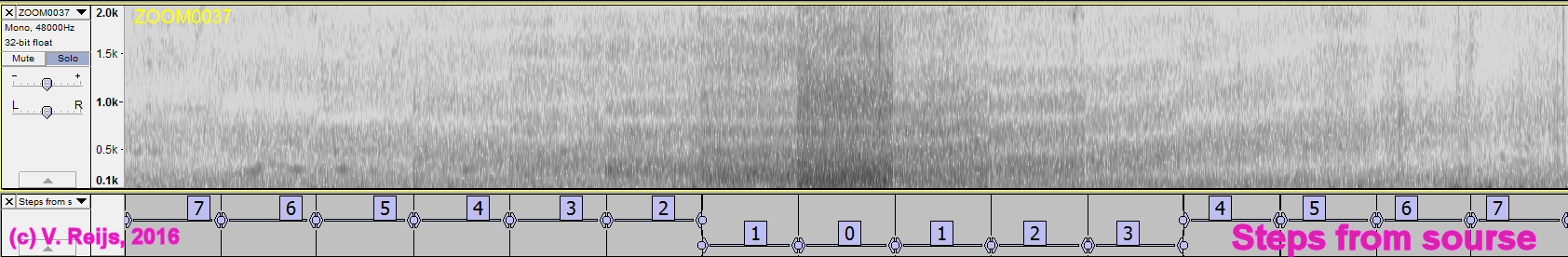 Draw away spectrogram using brown noise in centre
        Pommelte