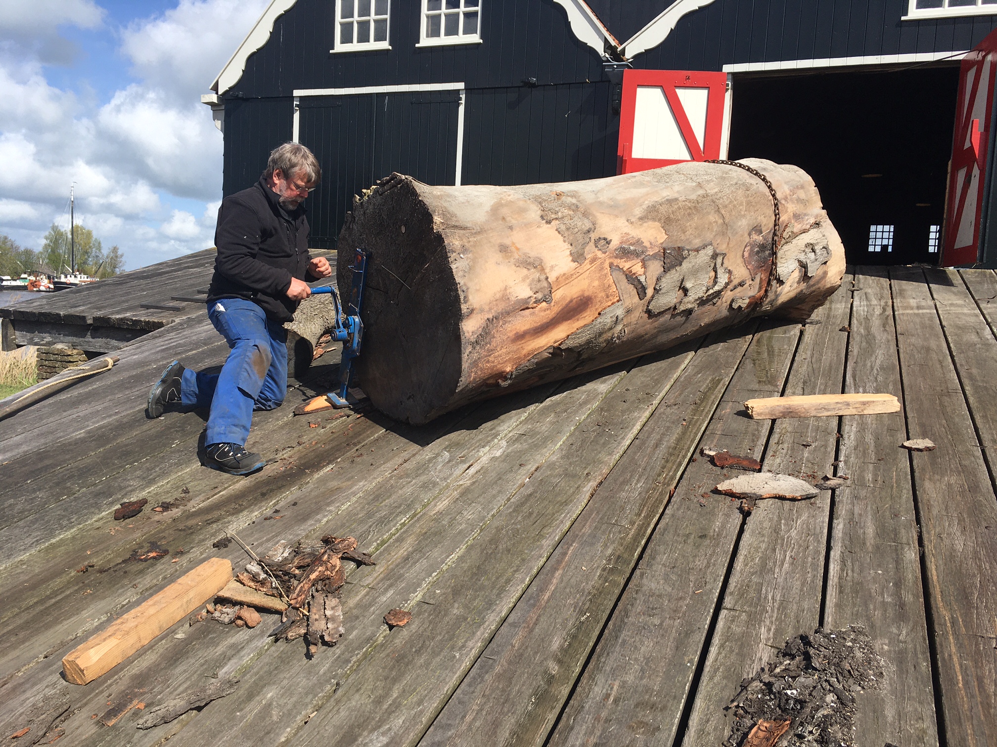 Positionering van stam