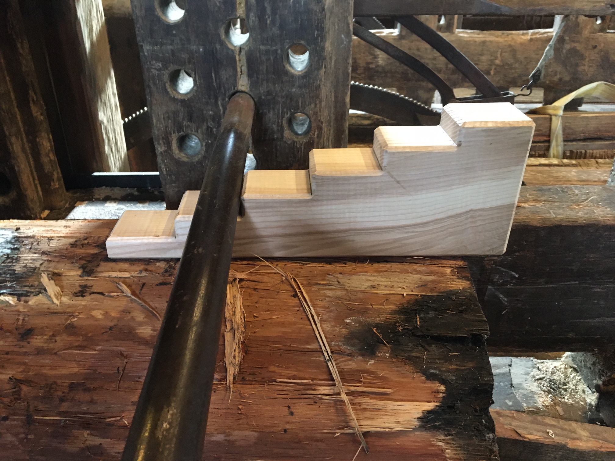 Ijzeren blakijzer spanner