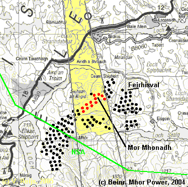 Location of mind mills according BMP