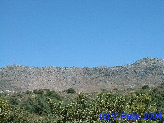 Vrysinas mountain ridge